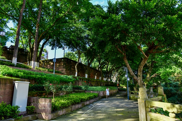 鳳山公園。銅梁區(qū)城市管理局供圖 華龍網(wǎng)發(fā)